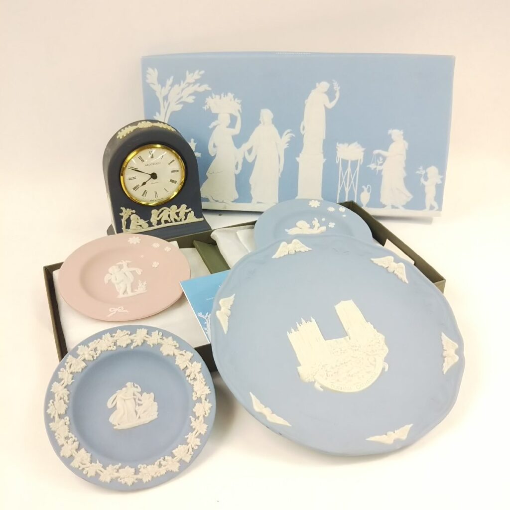 WEDGWOOD ウェッジウッド ジャスパー いろいろまとめて プレート/置き時計/小皿など 洋食器