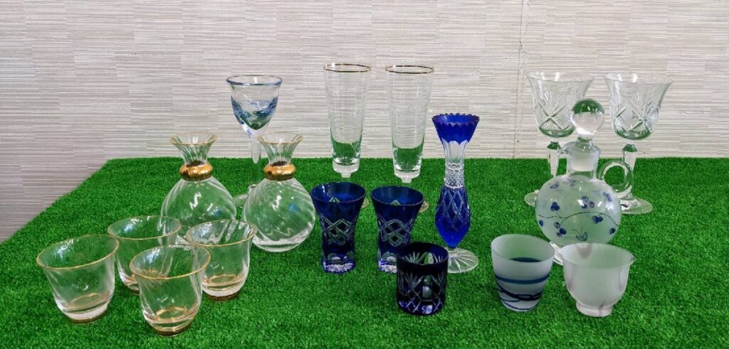 ガラス食器まとめ売り 切り子ガラス BOHEMIA GLASS 風趣 RICHFIELD など