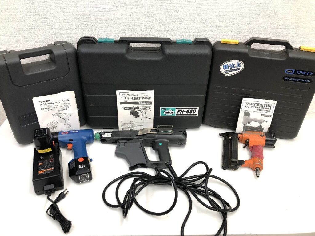 MAX TOSHIBA 電動工具まとめ 3点 ドライバドリル 釘打機 ねじ締め機