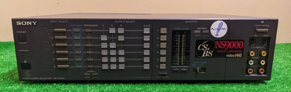 SONY ソニー VIDEO/AUDIO セレクター ビデオ オーディオ AV SELECTOR SB-V1000 通電のみ確認済