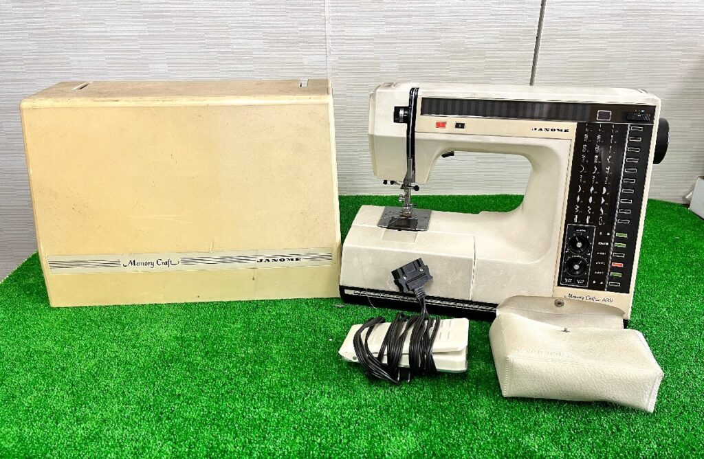 JANOME ジャノメ MODEL 6000 Memory Craft 足踏みミシン 通電確認済