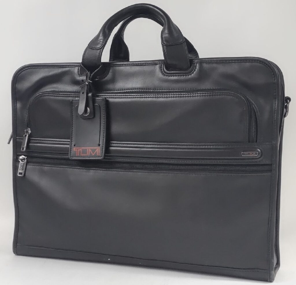 TUMI トゥミ ビジネスバッグ 2WAYバッグ レザー ブラック 鞄 メンズ