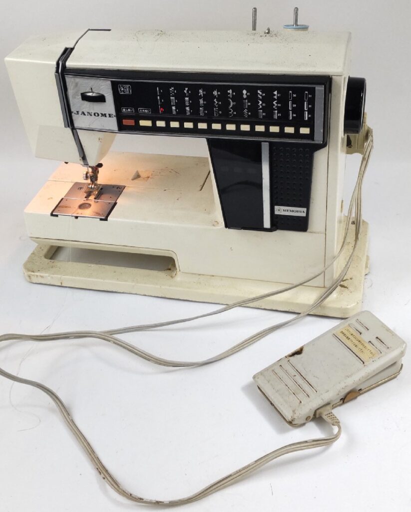ジャンク JANOME ジャノメ ミシン 5002 フットコントローラー付き 現状品
