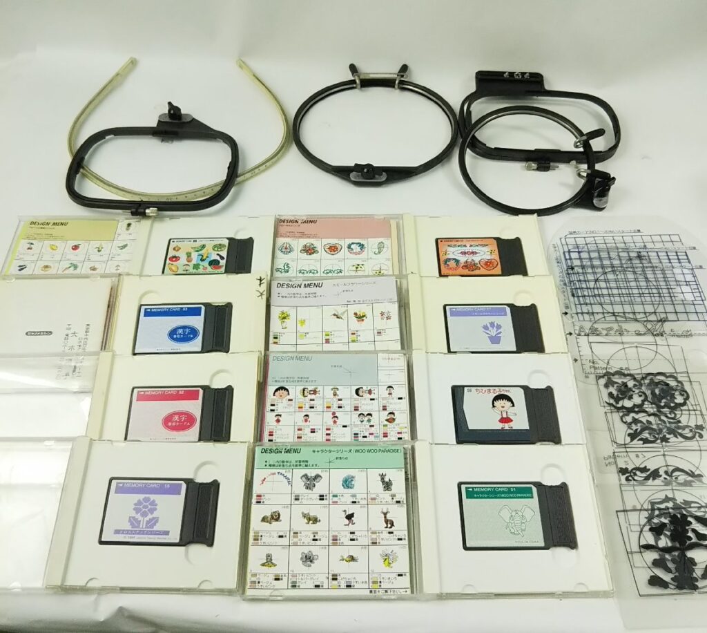 ジャノメ SECIO メモリーカード いろいろまとめて 刺繍カード 動作未確認 現状品