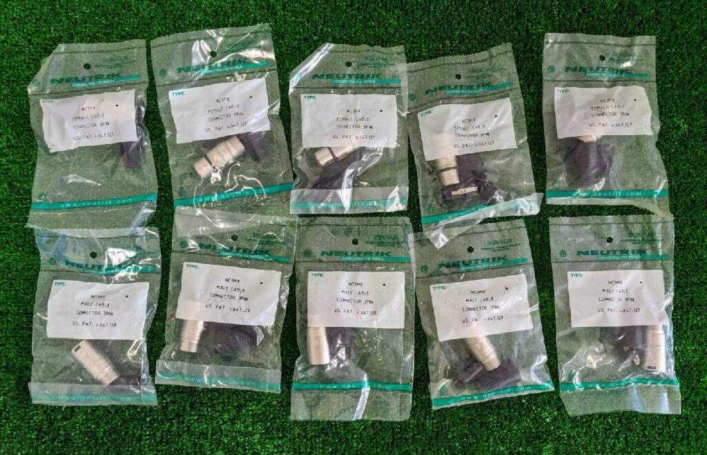 NEUTRIK ノイトリック NC3FX + NC3MX 5個セット まとめ売り