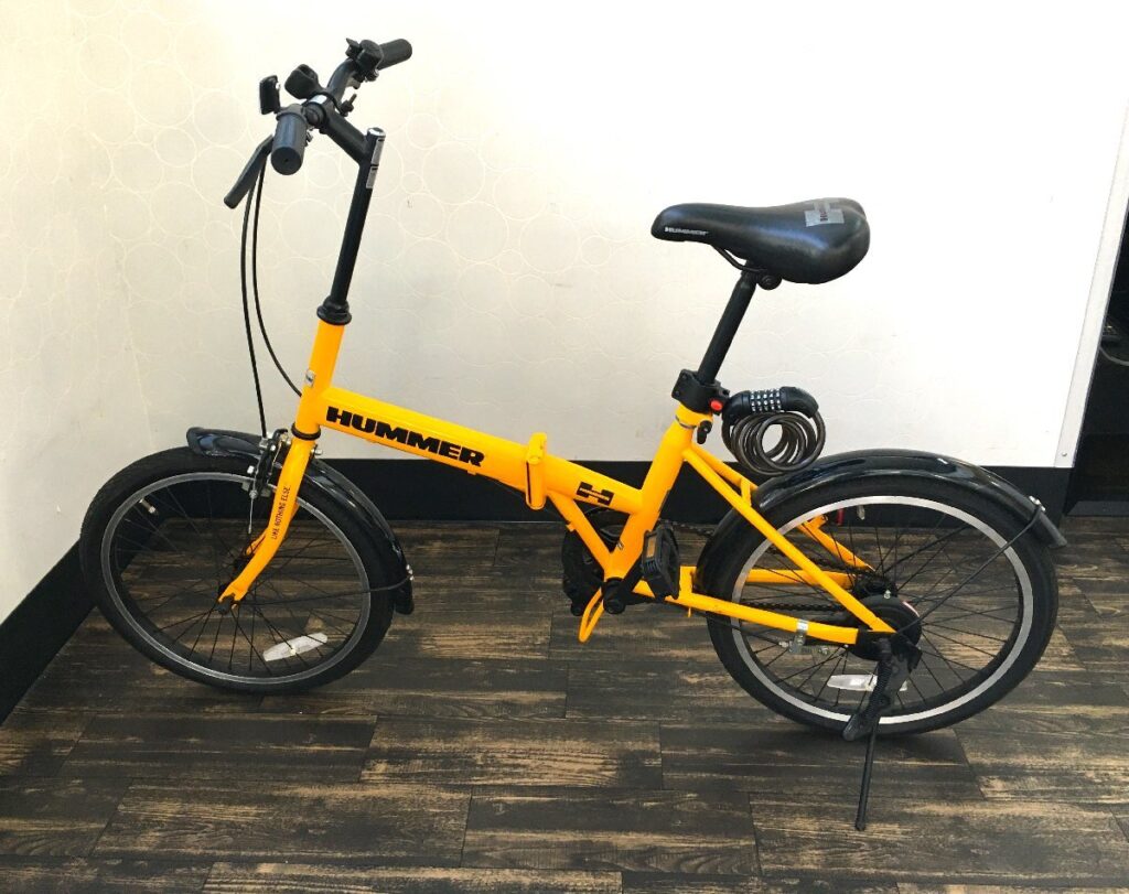 HUMMER ハマー 折り畳み自転車 イエロー 20インチ 自転車