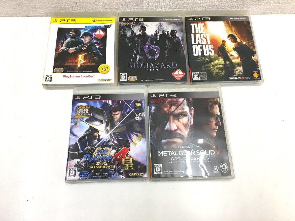 PlayStation3 プレイステーション3 PS3 ソフト 5点 まとめ売り バイオ/戦国BASARA4/他