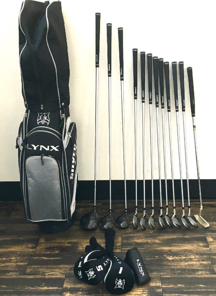 LYNX リンクス ゴルフクラブセット SILVER CAT シルバー カット ドライバー/アイアン/パター 12点