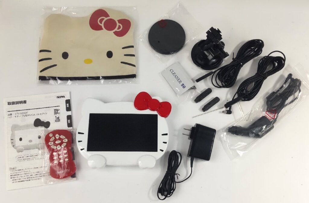サンリオ ハローキティ 7V型WVGA フルセグTV KTV1000F テレビ 動作未確認