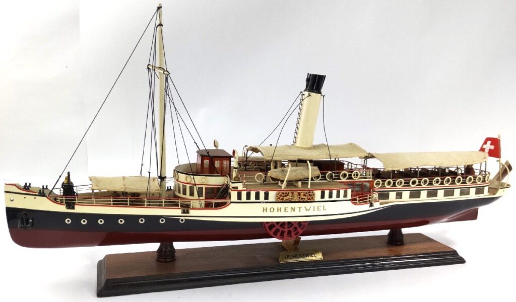 蒸気船 模型 HOHENTWIEL ホヘントワイエル 現状品