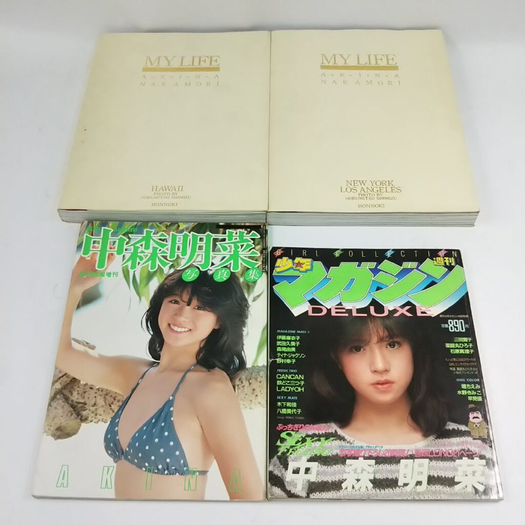 中森明菜 写真集 マガジンまとめて MY LIFE NEW YORK LOS ANGELES/HAWAII 4冊セット