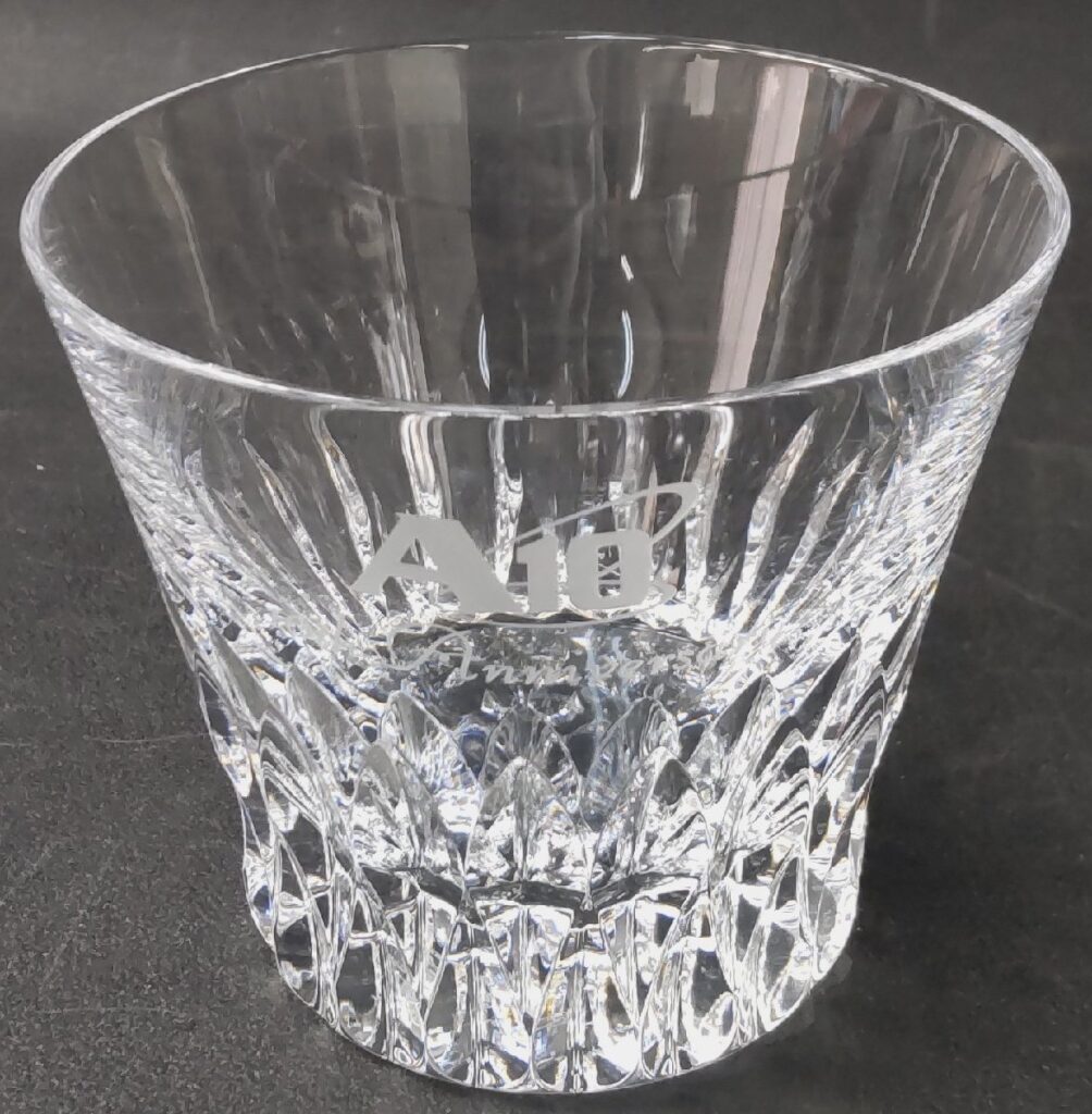 未使用 Baccarat バカラ ロックグラス 2019年 タンブラー 1客 10th Anniversary