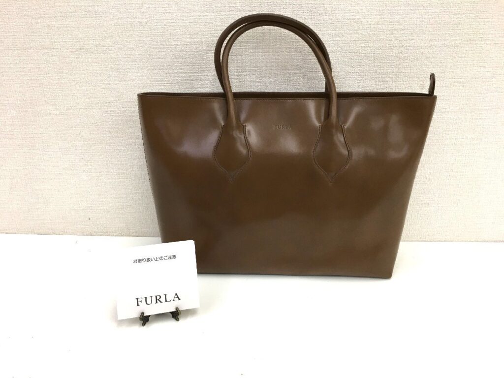 FURLA フルラ トートバッグ ハンドバッグ レディース ブラウン系