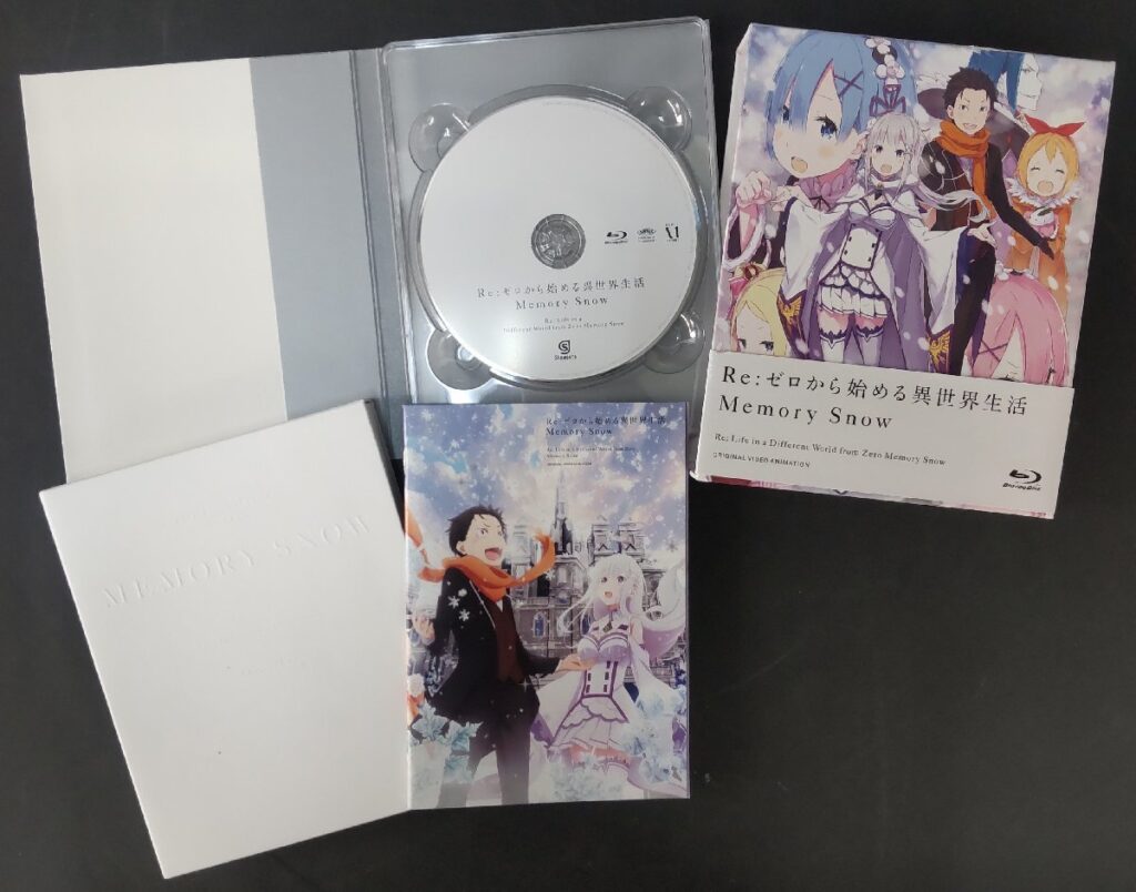 Re:ゼロから始める異世界生活 Memory Snow Blu-ray Disc ブルーレイディスク 再生未確認