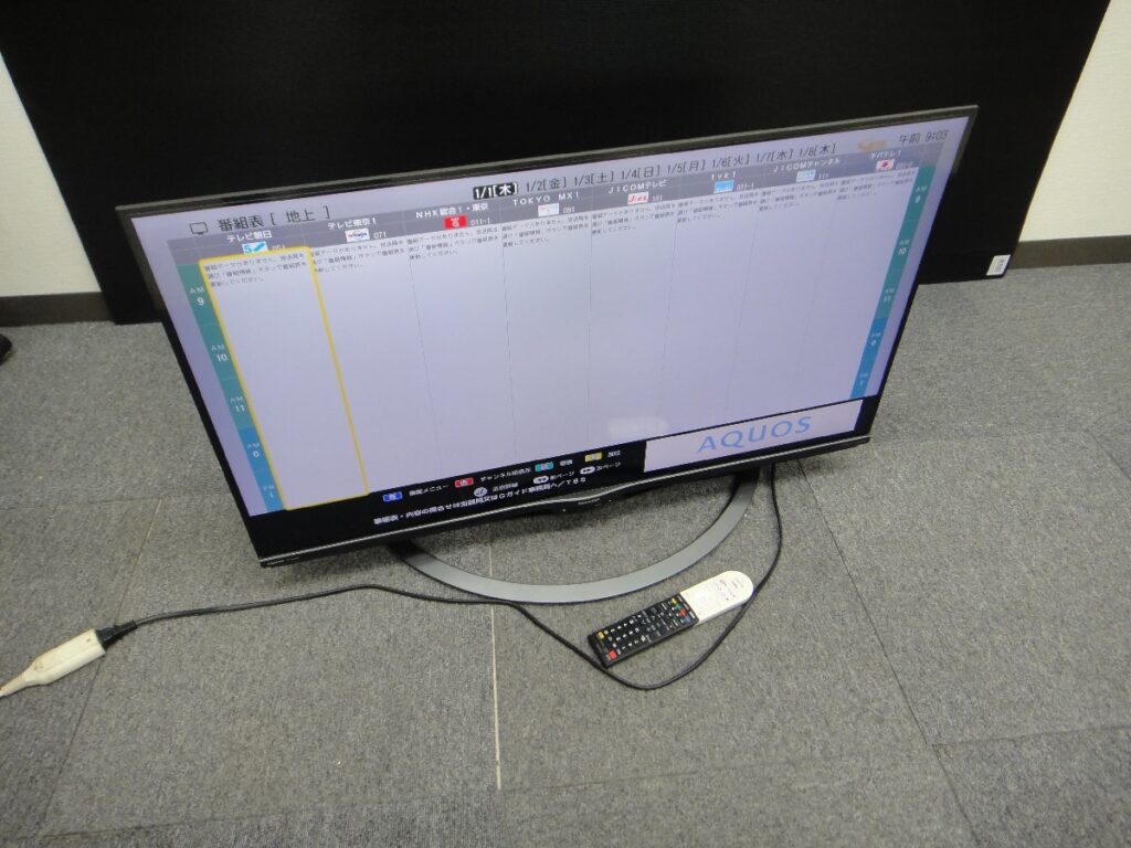 SHARP AQUOS 40V型 液晶テレビ 4T-C40AJ1 2018年製