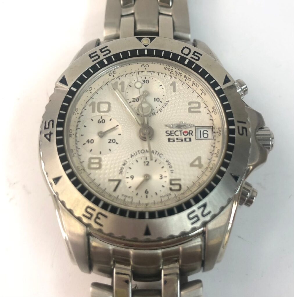 SECTOR セクター NO LIMITS 650 クロノグラフ 腕時計 自動巻き 動作確認済み
