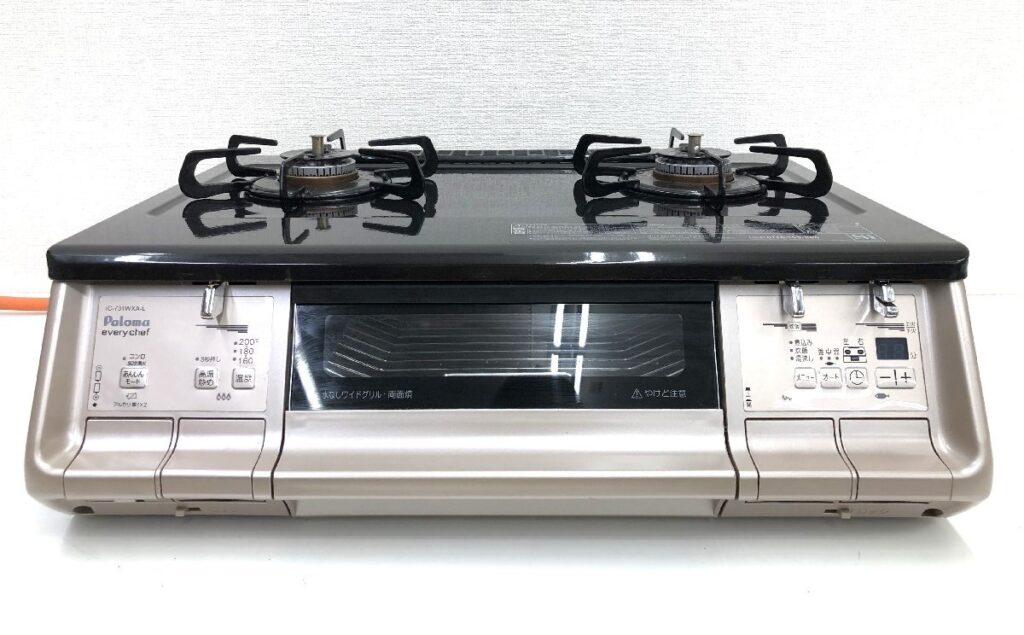 Paloma パロマ ガスコンロ ガステーブル IC-731WXA-L LPガス 2020年製 左強火力 調理器具