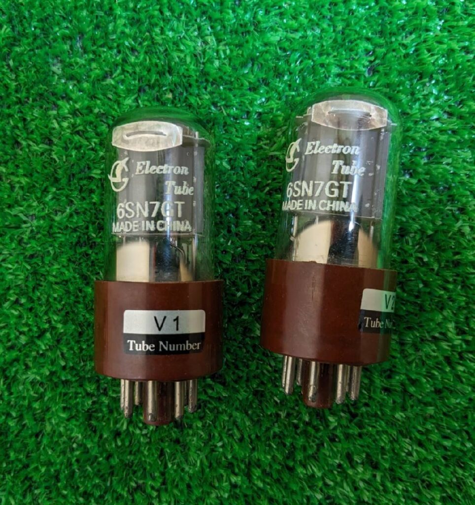 ELECTRON TUBE 6SN7GT 真空管 2点セット 傷汚れ有 動作未確認