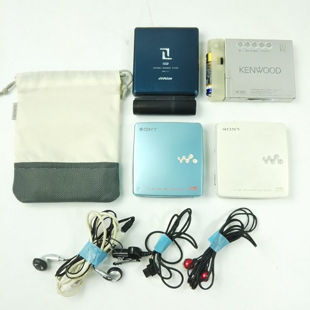 ジャンク ポータブルMDプレーヤーいろいろまとめて MDウォークマン 現状品