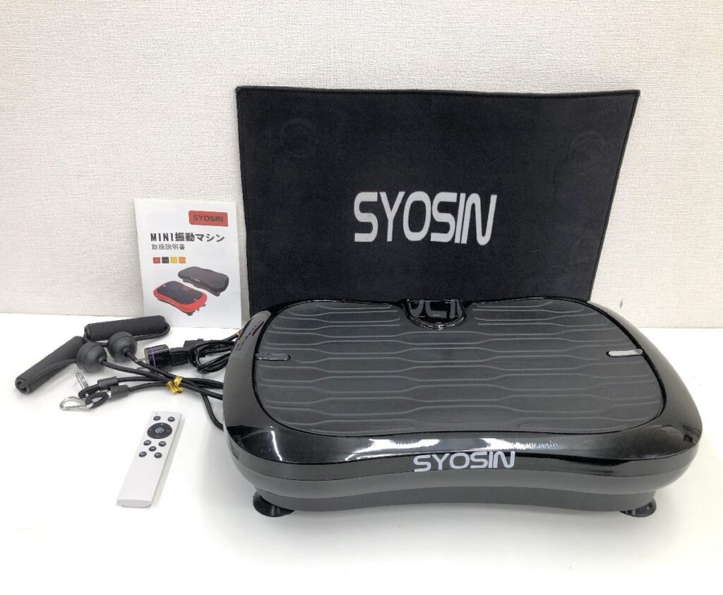 SYOSIN MINI振動マシン リモコン マット 取扱説明書付き エクササイズ用品 フィットネス
