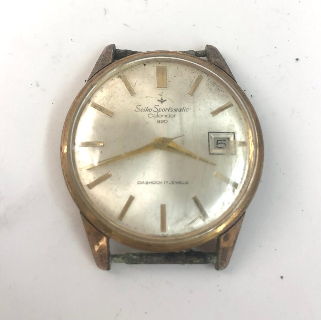 Seiko Sportmatic Calendar 820 DIASHOCK 17 JEWELS セイコー スポーツマチック 自動巻き デイト 腕時計