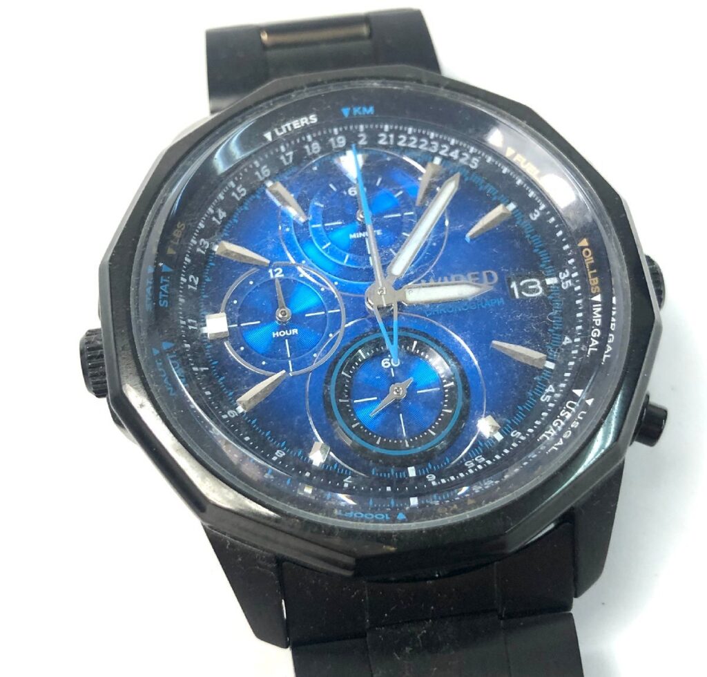 SEIKO WIRED VK67-K090 セイコー ワイアード クロノグラフ 腕時計 メンズ 電池切れ 動作未確認