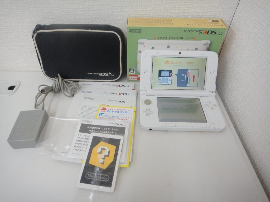 Nintendo ニンテンドー とびだせどうぶつの森パック 3DS LL SPR-001 初期化済み