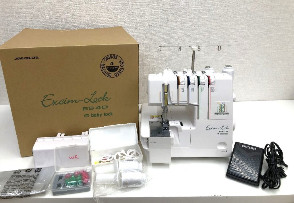 JUKI ジューキ baby lock ベビーロック ES4D 4本ロックミシン ExcimLock エクシムロック 通電確認済み