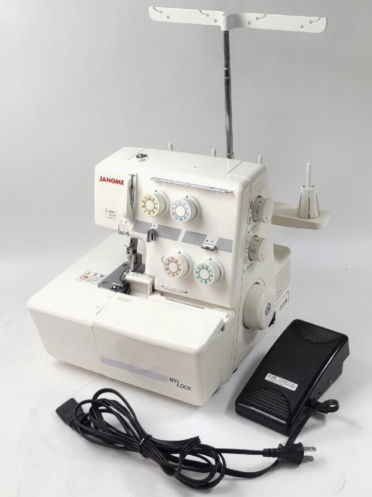 通電確認済み JANOME MYLOCK 788型 ミシン フットコントローラー付き ジャノメ マイロック 現状品