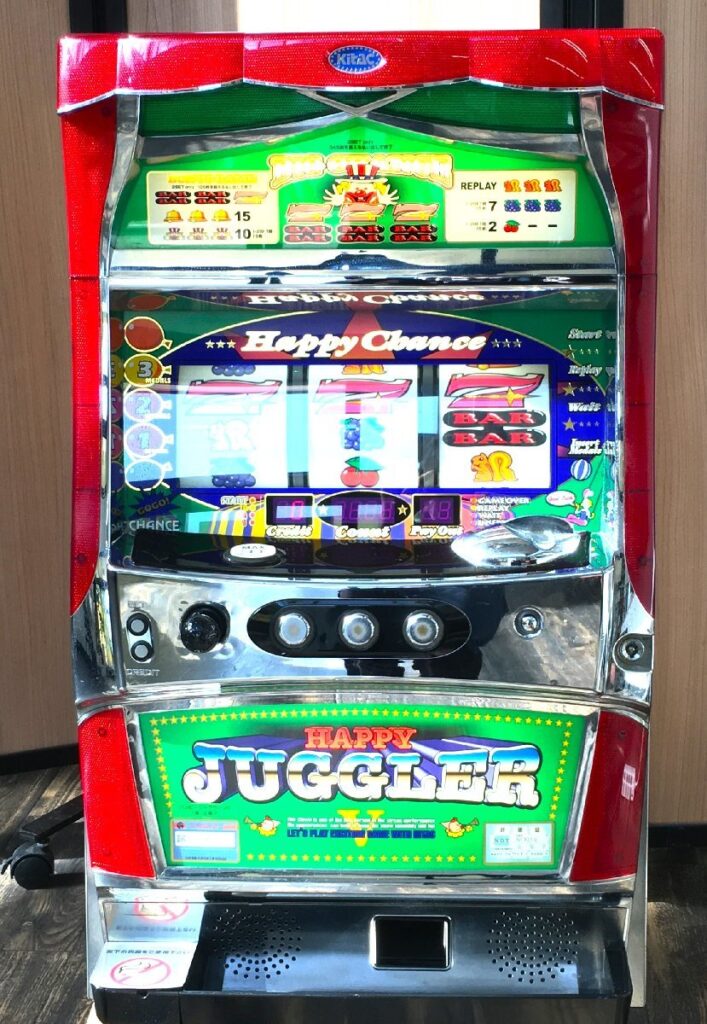 パチスロ実機 北電子 ハッピージャグラー V8 コイン不要機 動確済み