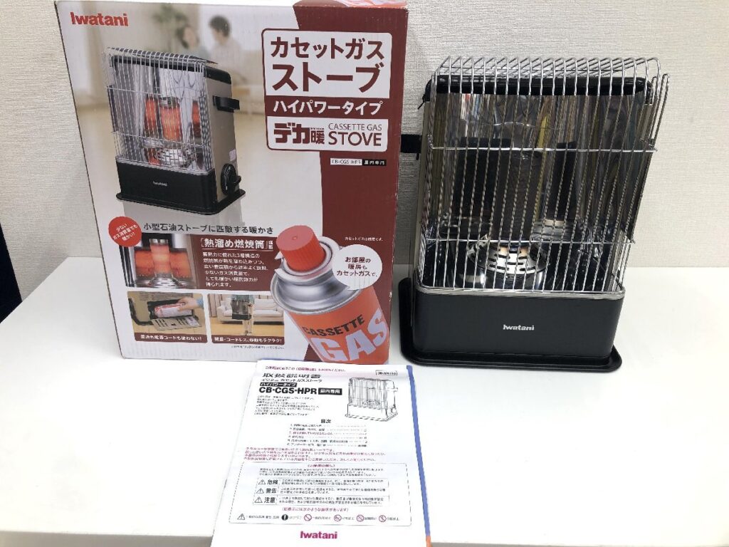Iwatani イワタニ カセットガスストーブ CB-CGS-HPR 2021年製 元箱 取扱説明書付き 暖房機器