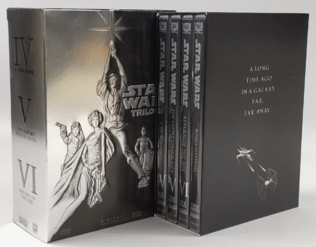 動作未確認 STARWARS TRILOGY スターウォーズ トリロジー DVD-BOX 4枚組 デジタルリマスター版 現状品