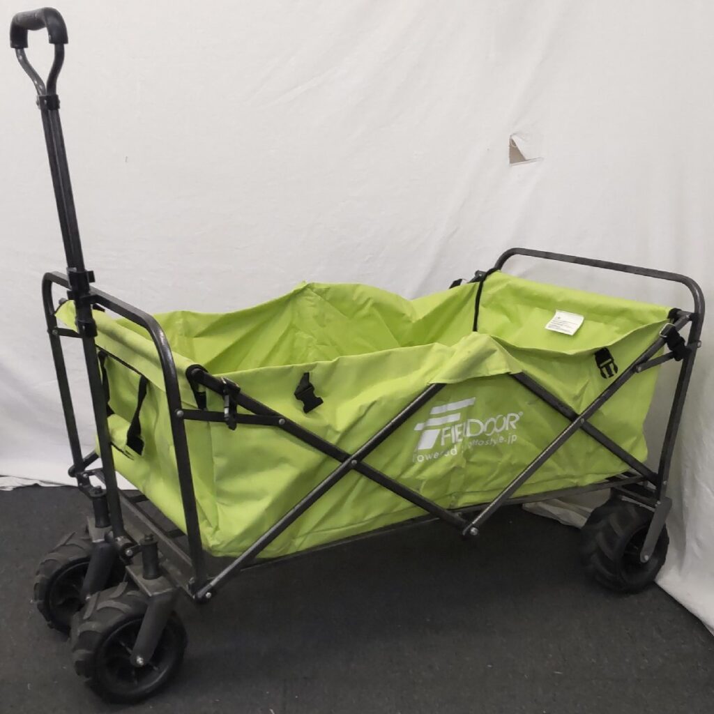 FIELDOOR 折り畳み式 キャリーワゴン カート 台車 キャンプ アウトドア