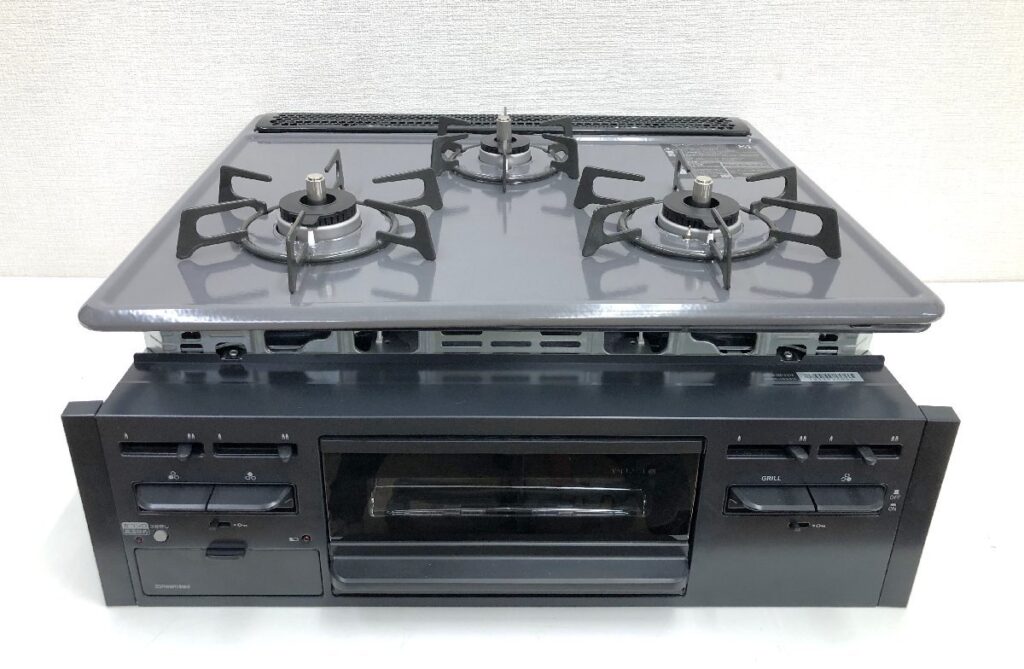 クリナップ ビルトインコンロ ガスコンロ 3口 都市ガス用 RB31M5HSW 2023年製 調理器具