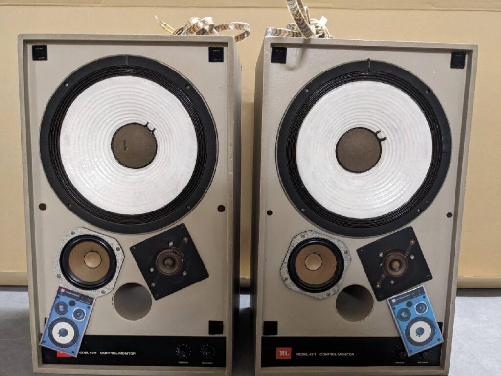 JBL 4311-A CONTROL MONITOR スピーカーペア 動作未確認