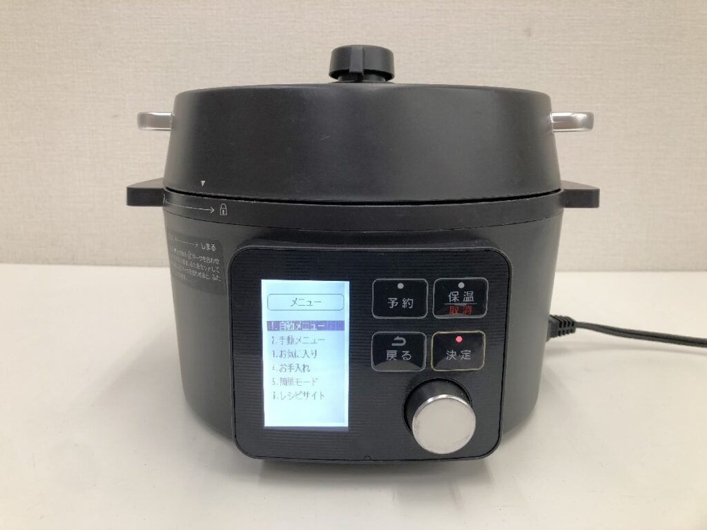 IRIS OHYAMA 電気圧力鍋 KPC-MA2-B 2.2L 2021年製 アイリスオーヤマ キッチン家電