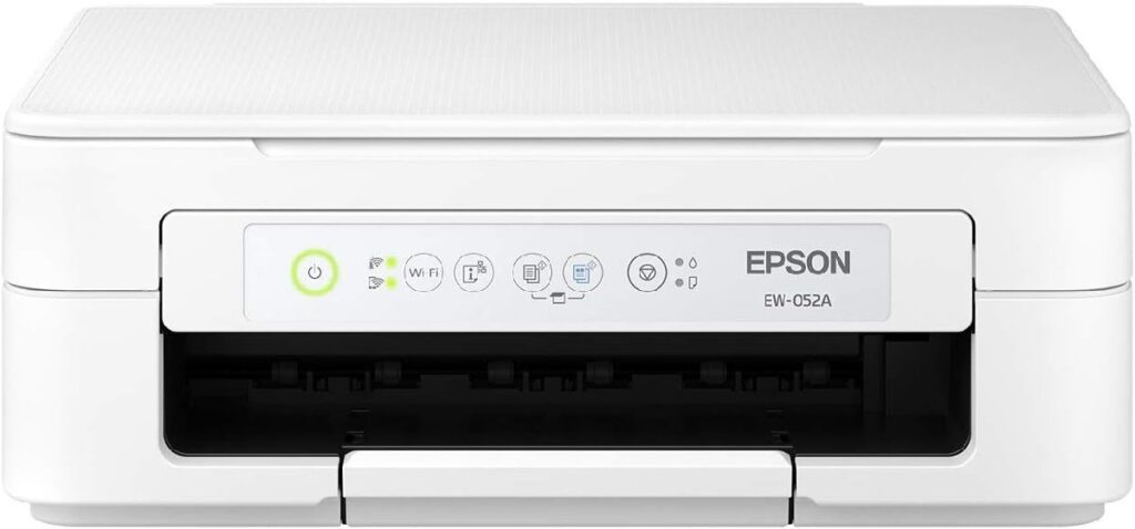 未使用 通電確認済み EPSON Colorio エプソン カラリオ EW-052A インクジェットプリンター複合機 2021年製 インク付き