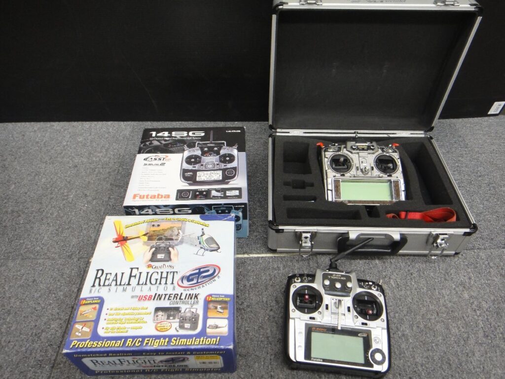 フタバ T14SG/T10CG/TM-8 ラジコン 送信機 リアルフライト G2 フライトシミュレータ まとめて 動作未確認