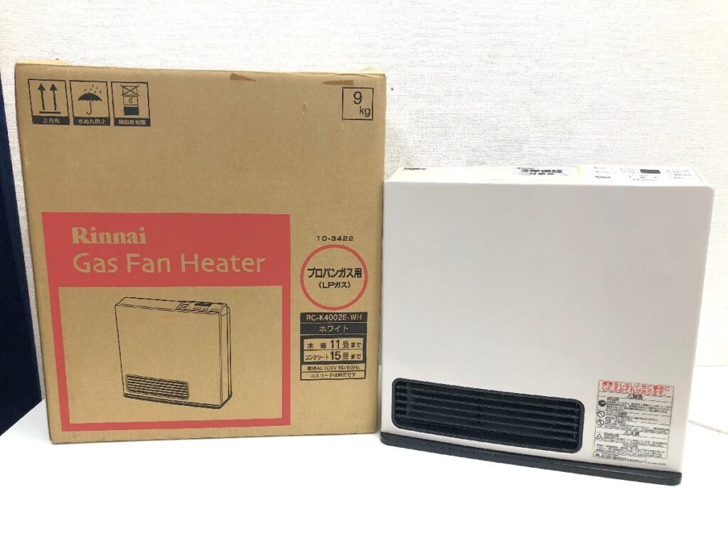 Rinnai リンナイ ガスファンヒーター SRC-361E-2 ホワイト LPガス 2012年製 元箱付 暖房機器