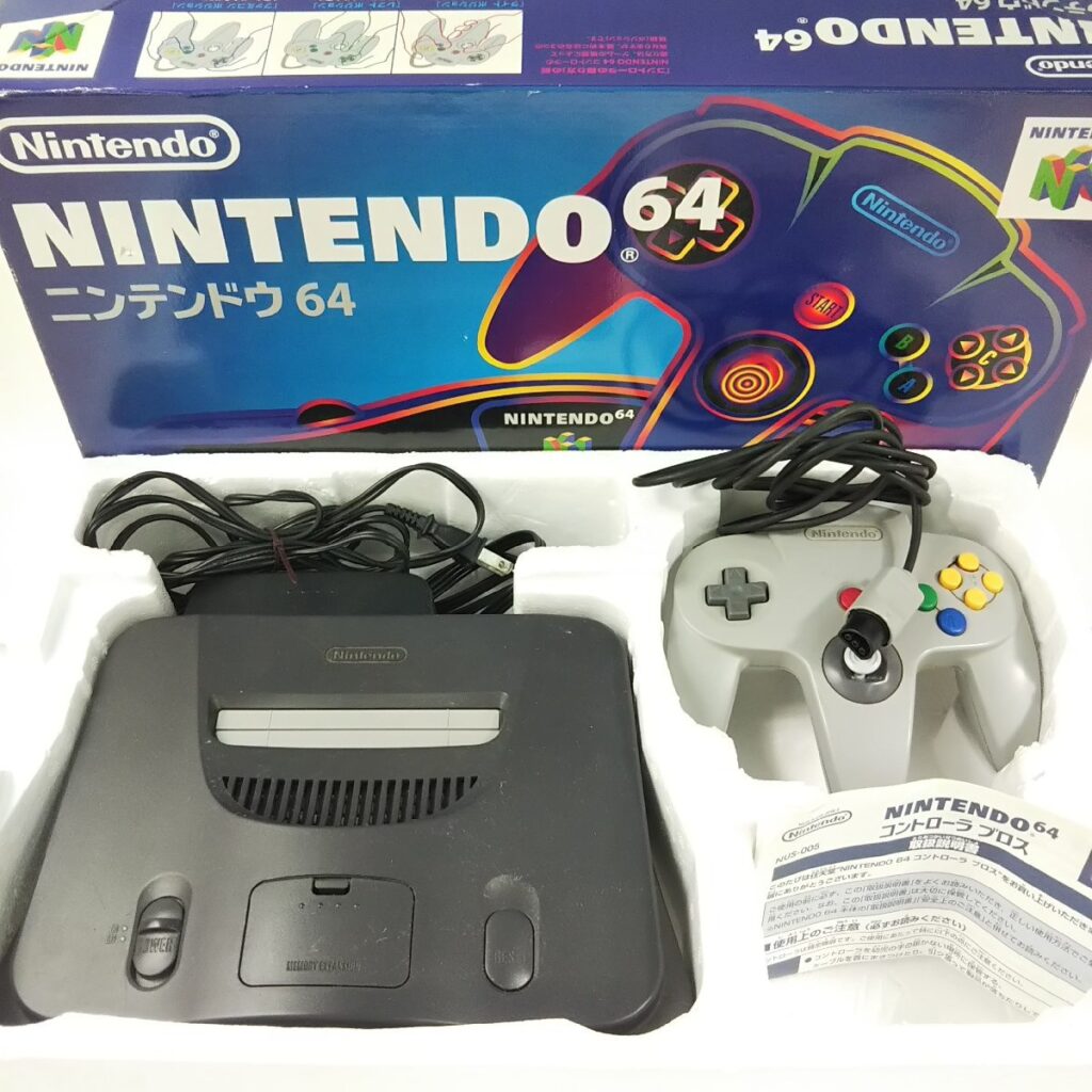 NINTENDO64 ニンテンドー64 NUS-001(JPN) 本体/コントローラー 箱入り