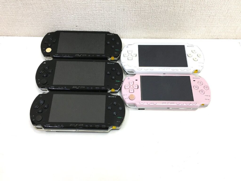 SONY ソニー PSP 本体 5点 まとめ売り PSP-1000/4点 PSP-2000/1点 通電/初期化済み