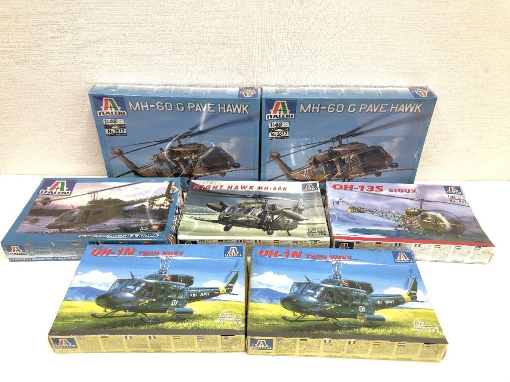 ITALERI イタレリ まとめ売り 1/48 1/72 ツインヒューイ/ペイヴホーク/ナイトホーク/スー/カイオア