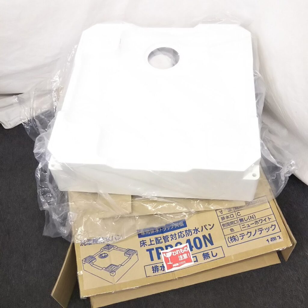 未使用 テクノテック 洗濯機防水パン TPR640N 床上配管対応防水パン 2023年製