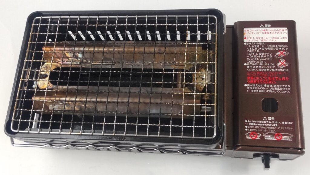 ジャンク 動作未確認 Iwatani イワタニ 炉ばた焼器 炙りや CB-ABR-1 カセットガス 網焼き 串焼き 現状品