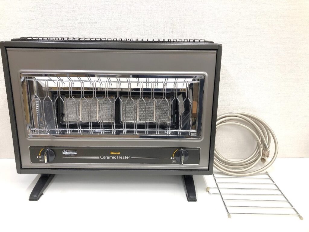 Rinnai リンナイ 都市ガス用 セラミックヒーター 赤外線ガスストーブ R-1220CMSⅢ-402 ホース付き 2015年製