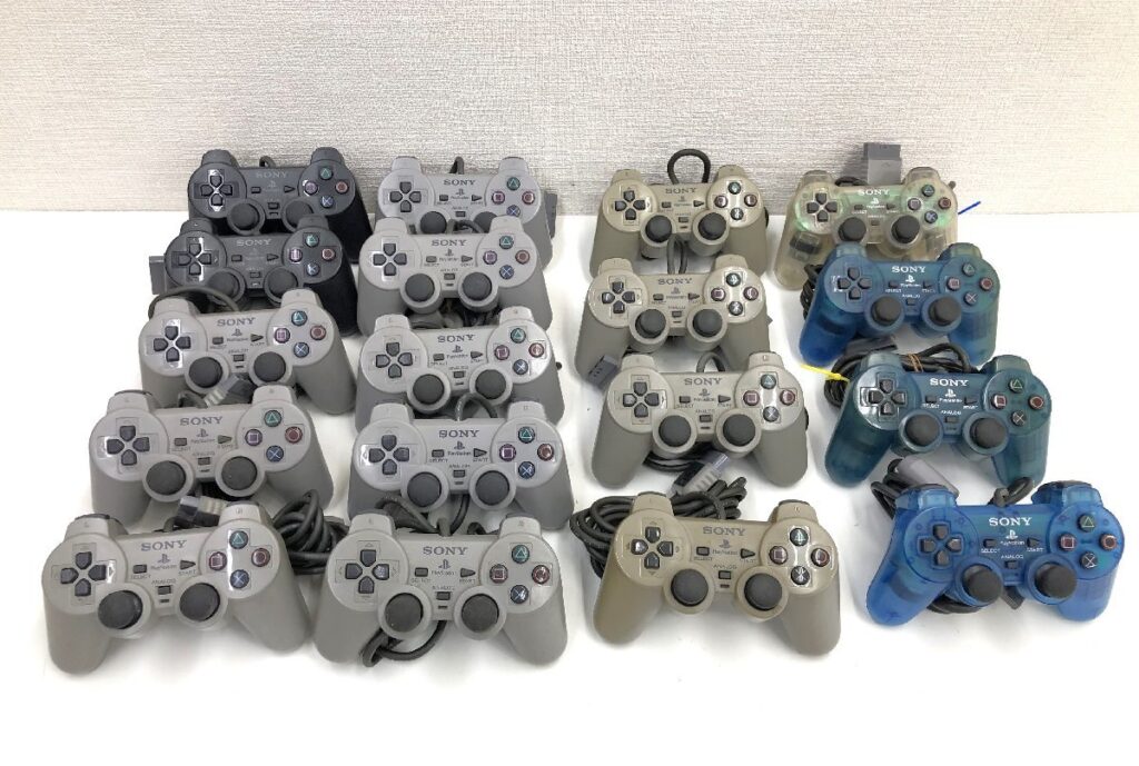 SONY ソニー アナログ コントローラー 18点 まとめ PlayStation プレステ SCPH-1200 ゲーム