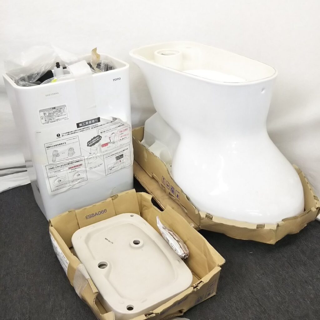 ジャンク TOTO ピュアレストQR便器セット CS230B/SH215BAS トイレ 現状品