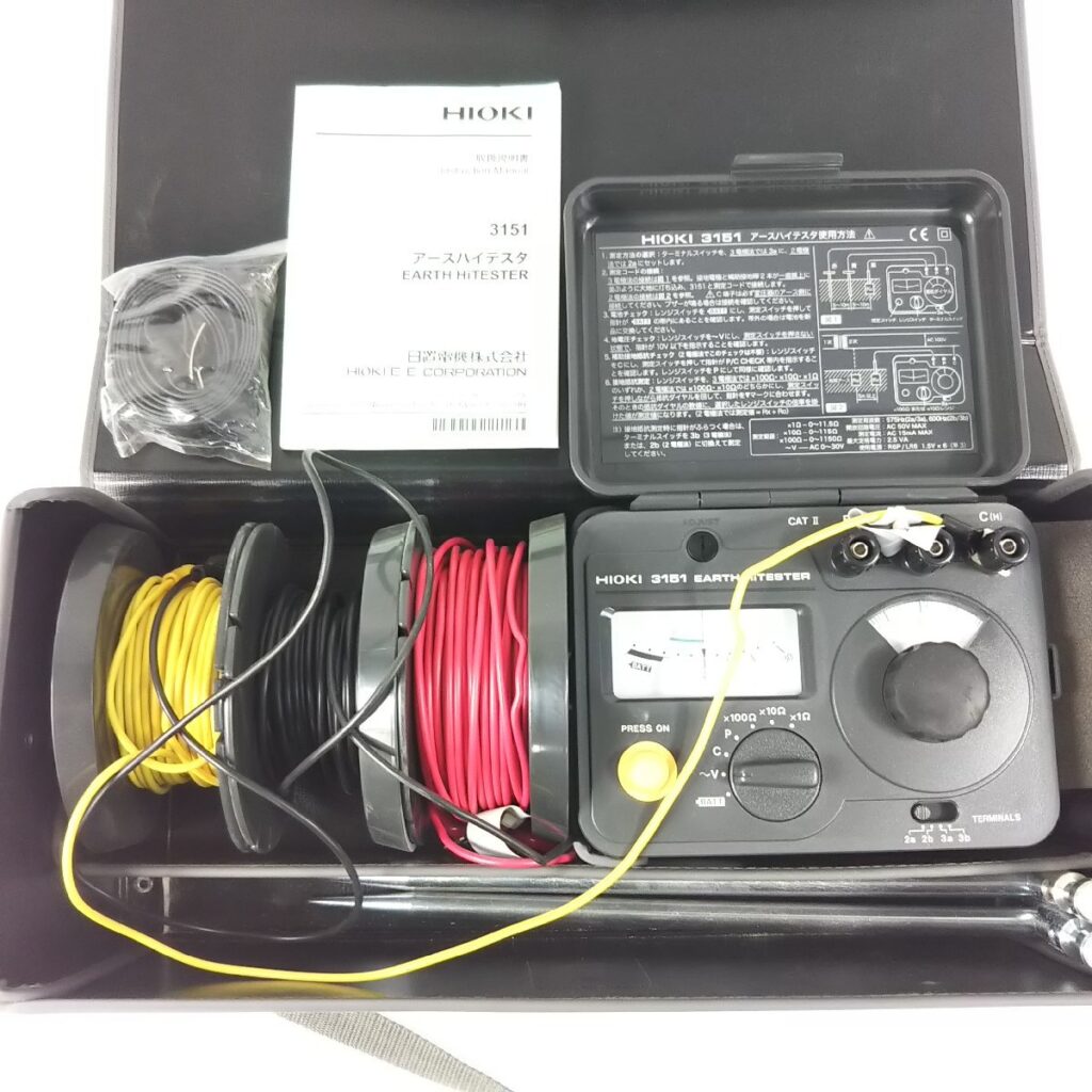 HIOKI 日置電機 3151 アースハイテスタ アナログ設置抵抗計 動作未確認 現状品