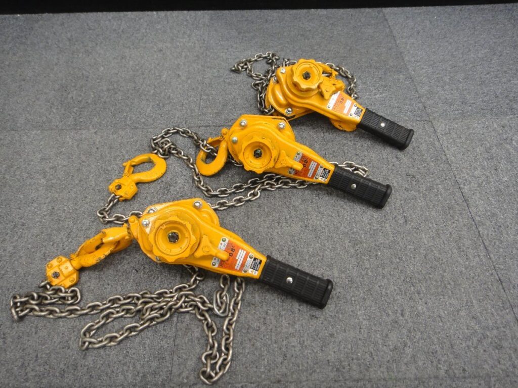 KITO キトー レバーブロック LB008 3個 動作未確認