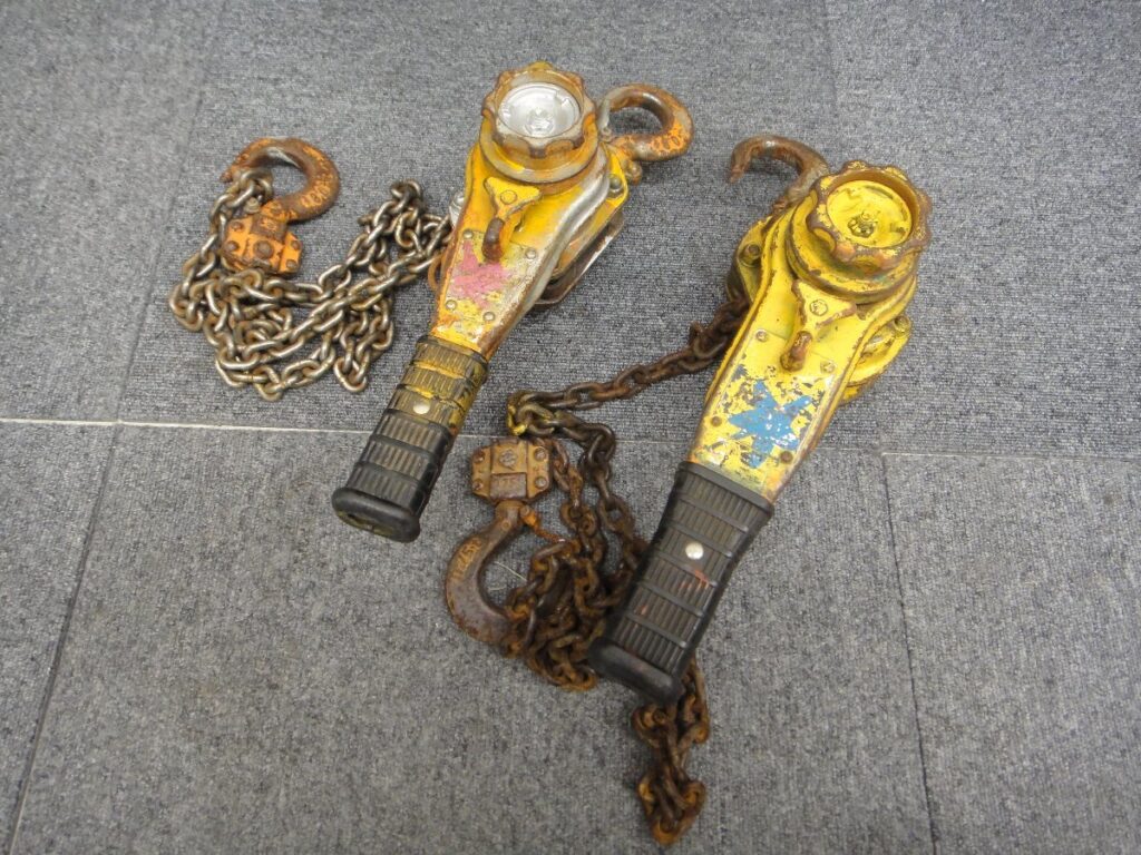 レバーブロック 0.8/0.75t 2個 詳細不明 型番不明 動作未確認